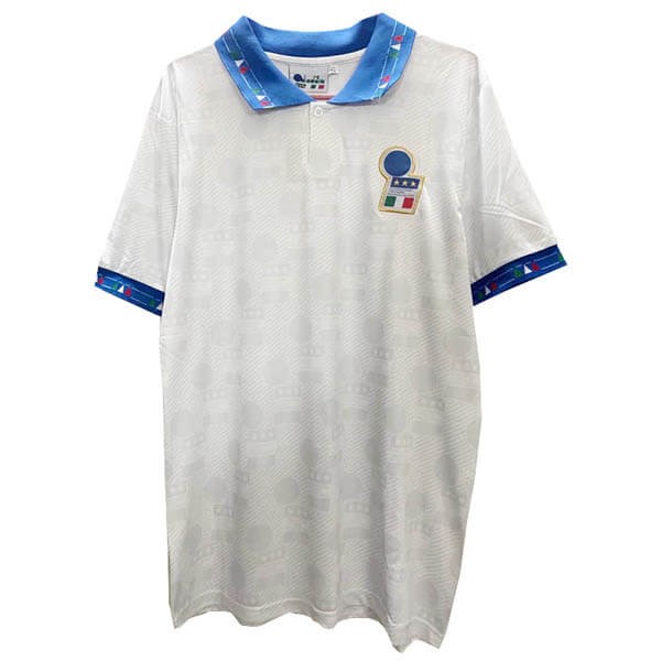 Thailandia Maglia Italy Diadora Away Retro 1994 Bianco